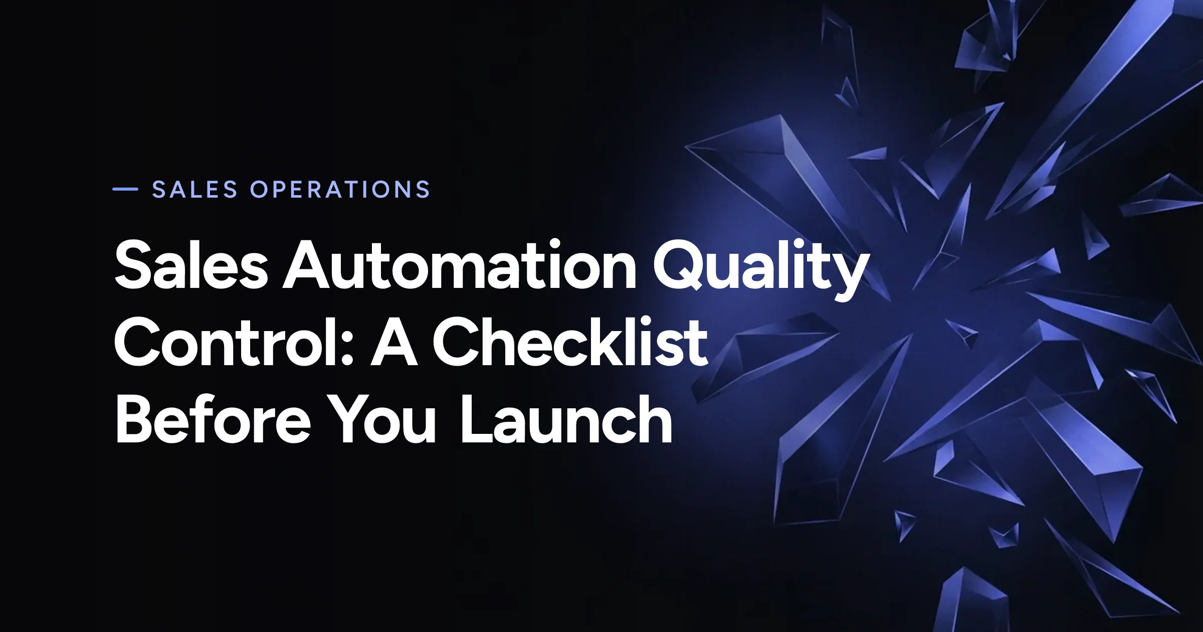 Doreach cover for Sales Automation Quality Control: A Checklist Before You Launch