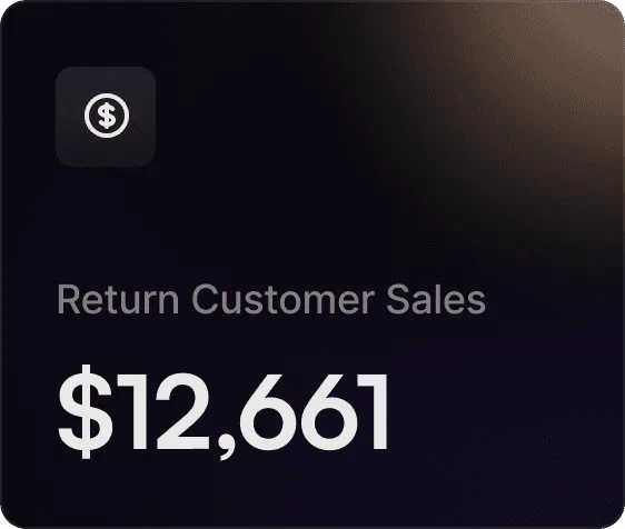 Customer sales dashboard showing outbound pipeline metrics
